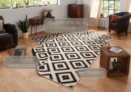 HANSE Home Malta Wendeteppich | Schwarz