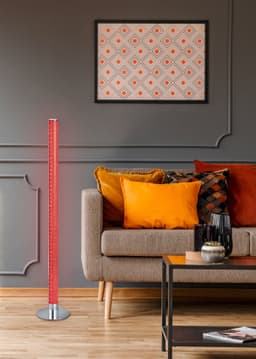Reality Leuchten LED Stehlampe EMILA | Silber