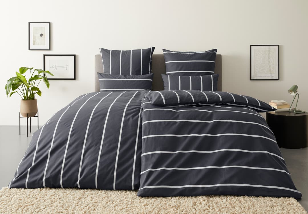 OTTO home MIETTE Bettwäsche-Set | Grau