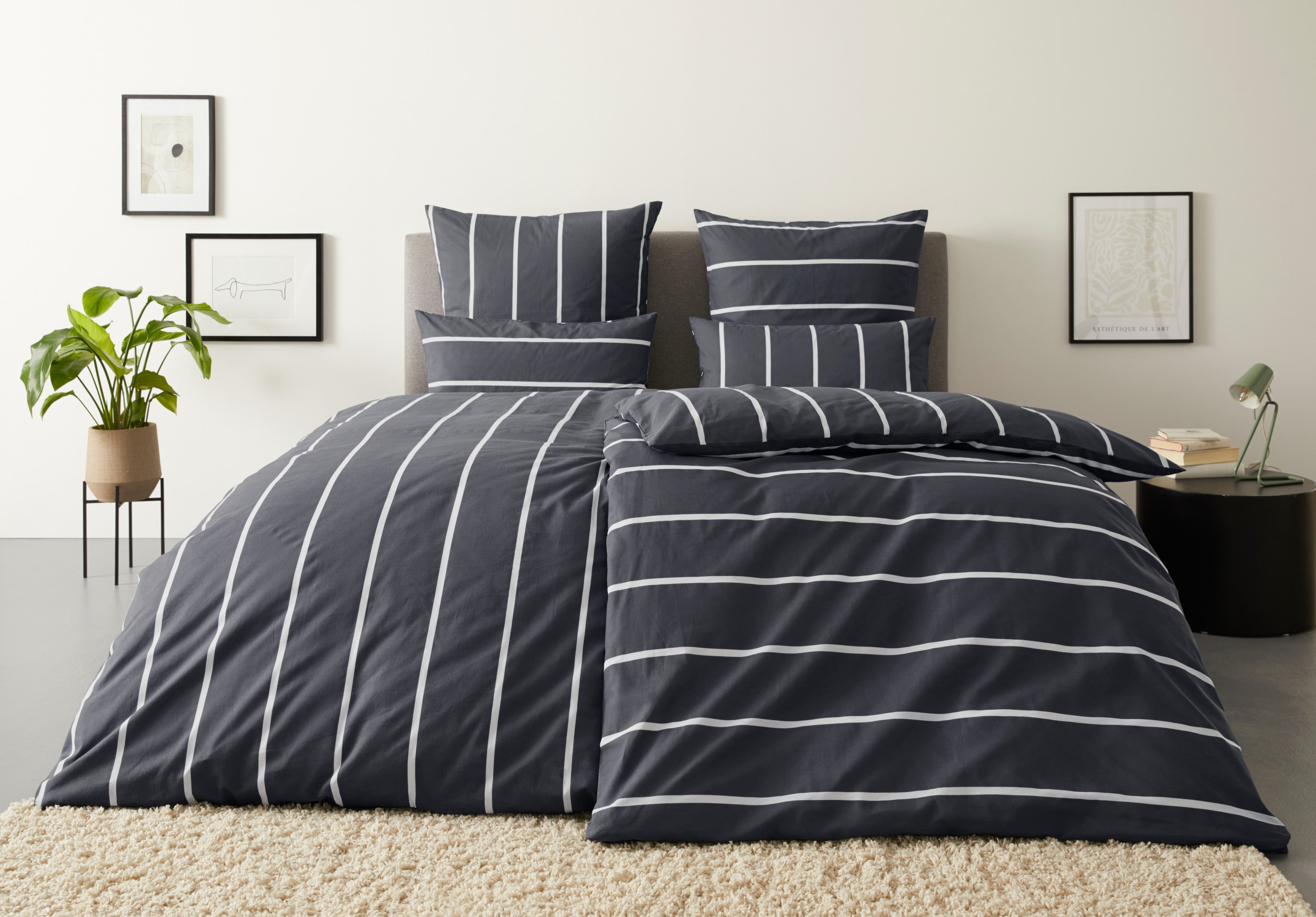 OTTO home Wendebettwäsche MIETTE | Grau
