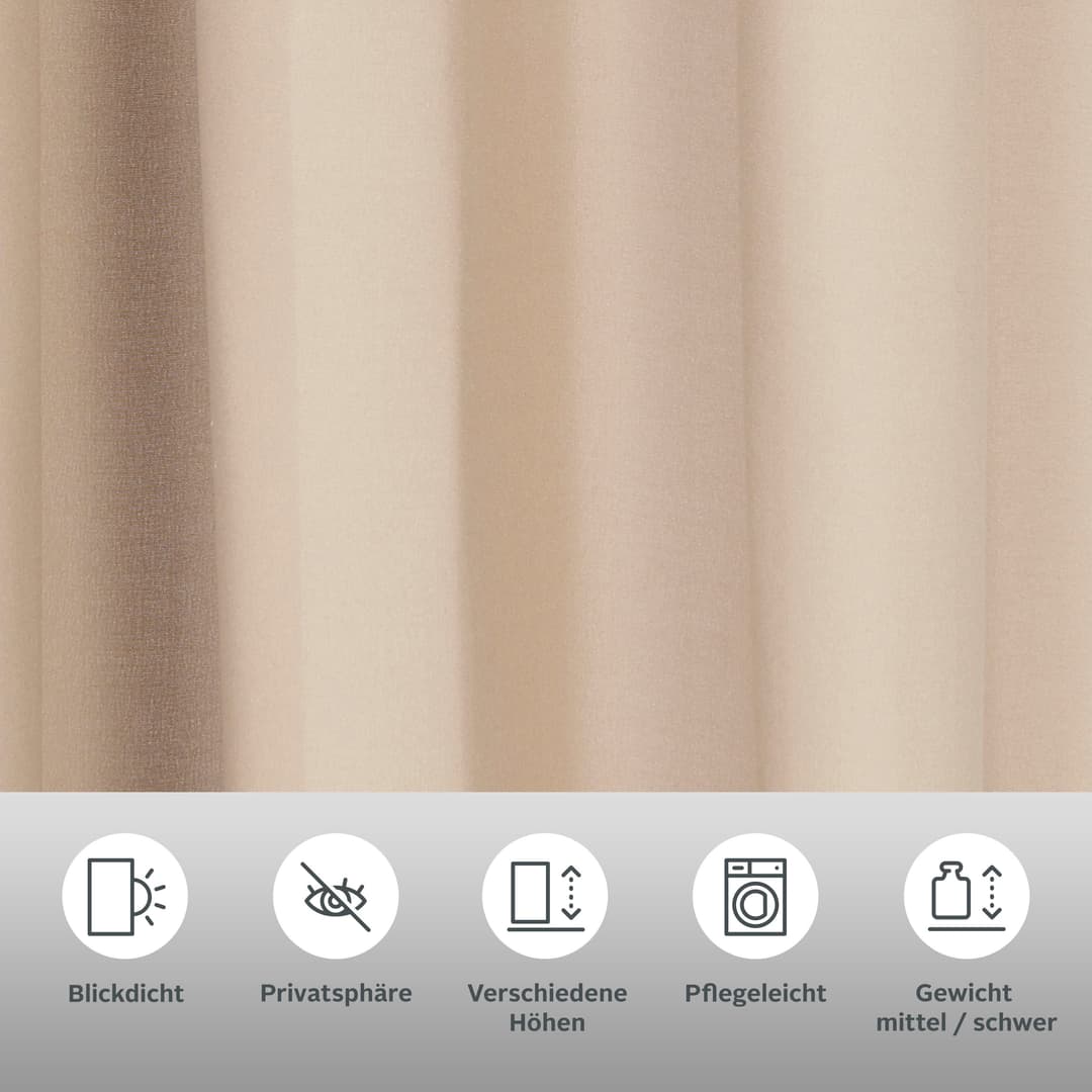 OTTO home Vorhang Parry | Beige
