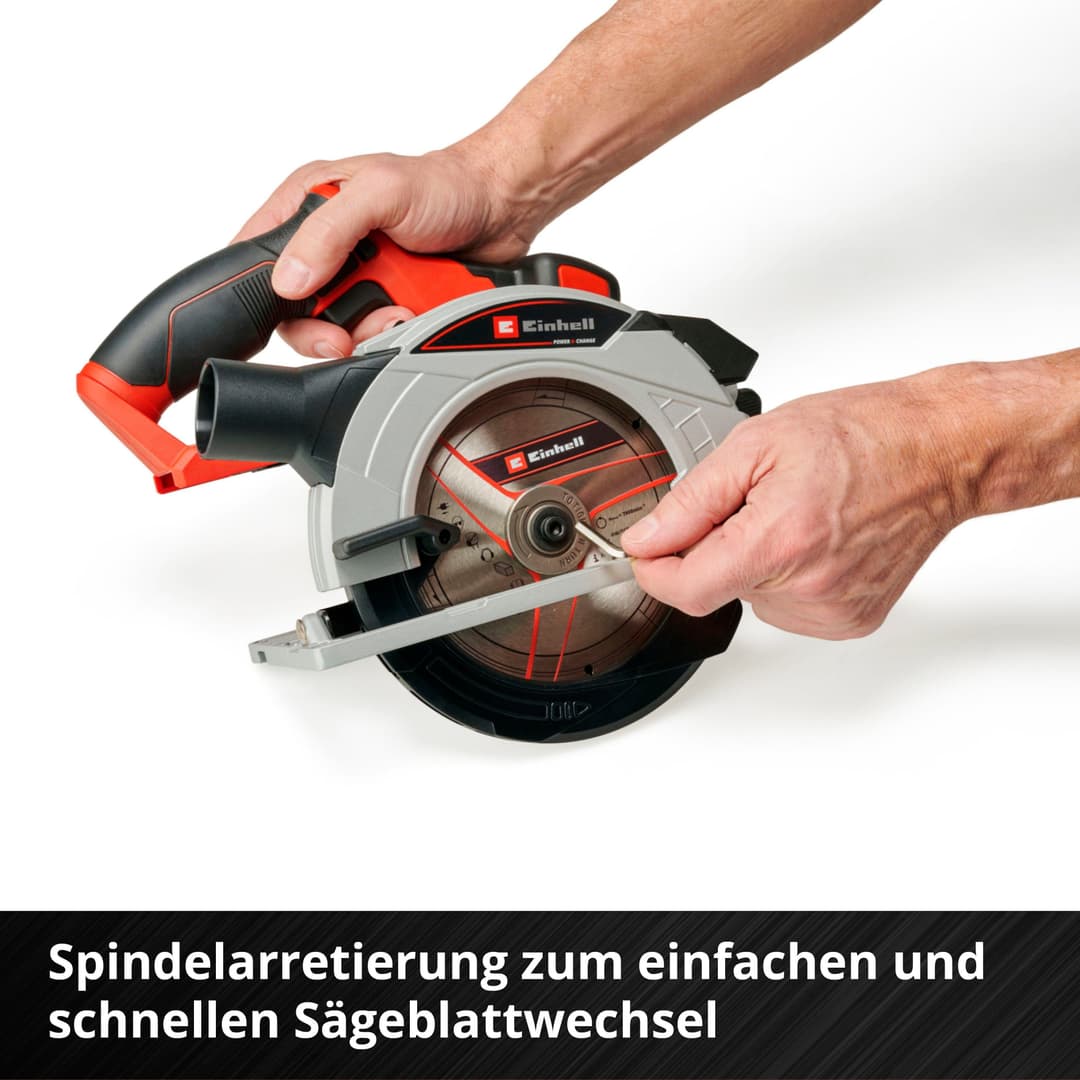Einhell Akku-Handkreissäge TE-CS 18/165-1 Li-Solo | Mehrfarbig