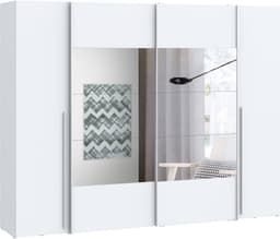 FORTE Kleiderschrank Narago | Weiß