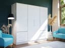 FORTE Kleiderschrank Jupiter | Holztöne 3