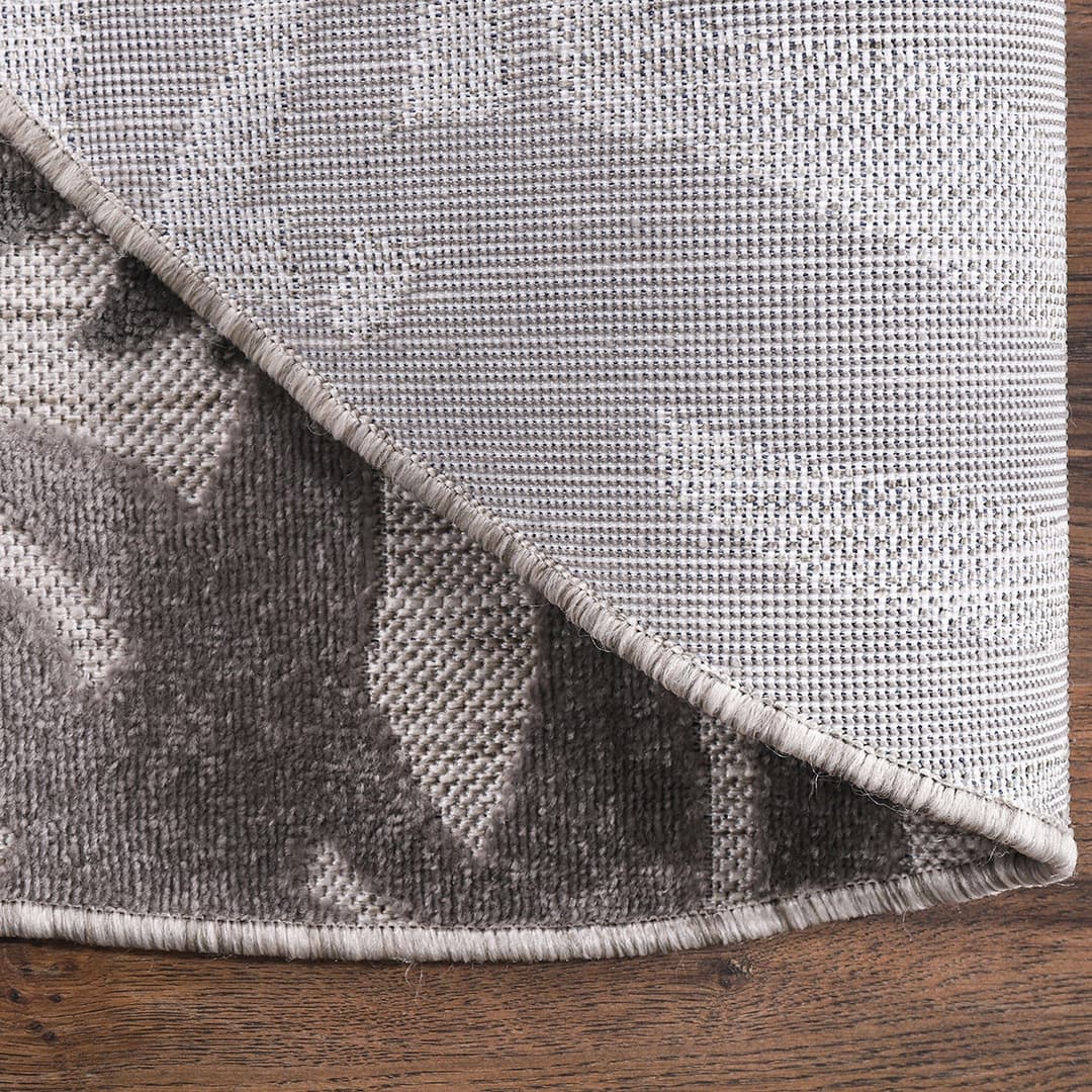 Sanat Teppich Floral Outdoor | Grau