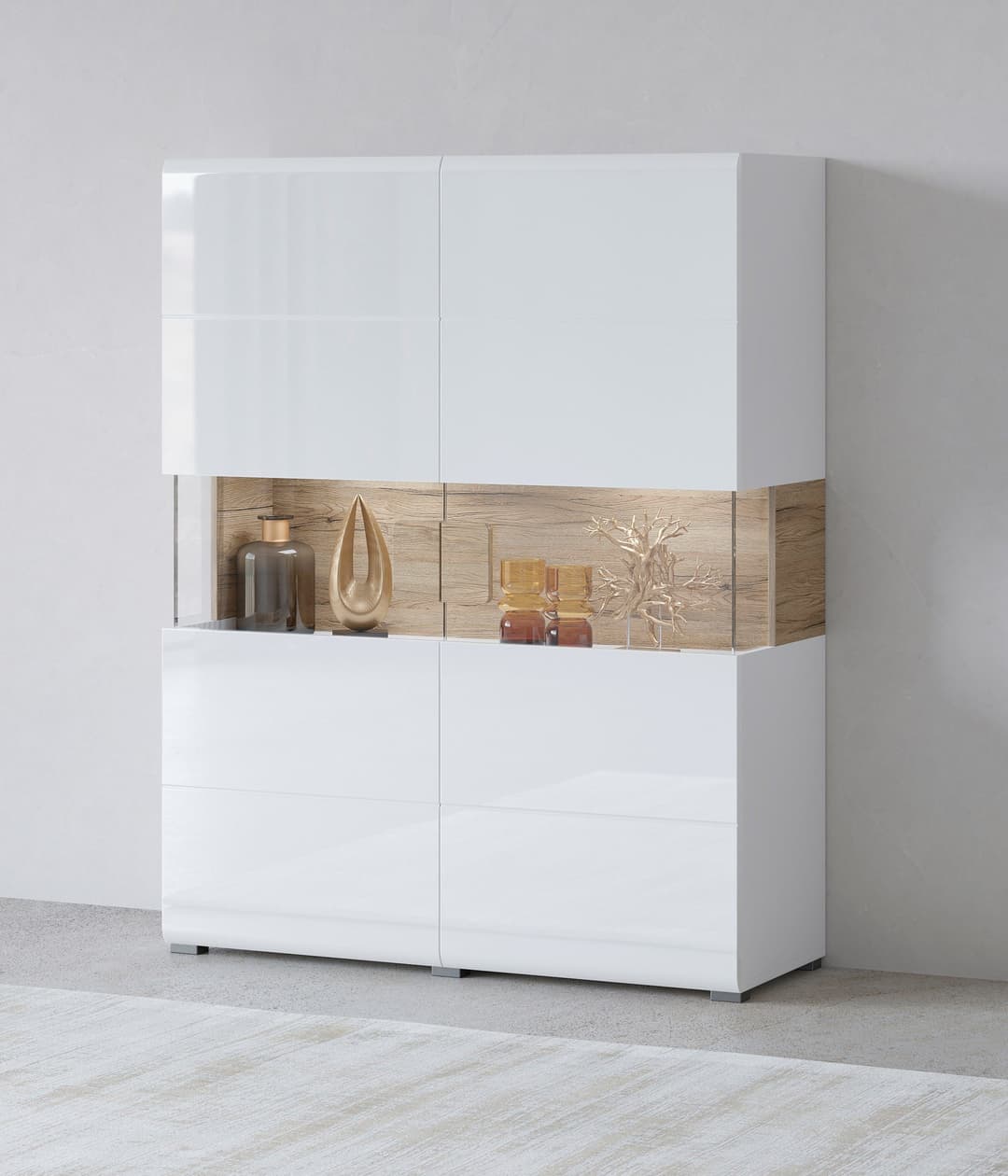 OTTO home Highboard Toledo | Weiß