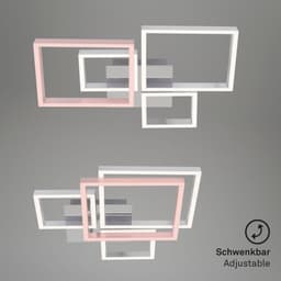 Briloner Leuchten LED Deckenleuchte FRAME | Silber