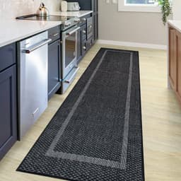OTTO home Teppich Venedig Bordüre | Schwarz