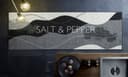 wash+dry by Kleen-Tex Läufer Salt & Pepper | Grau 3