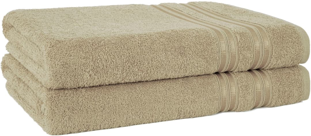 HAMMETEX Duschtuch 2er Set | Beige