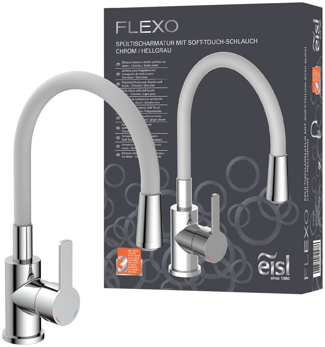 Eisl Spültischarmatur Flexo | Grau