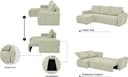 Home affaire Ecksofa Nortrud-Uni | Beige 4