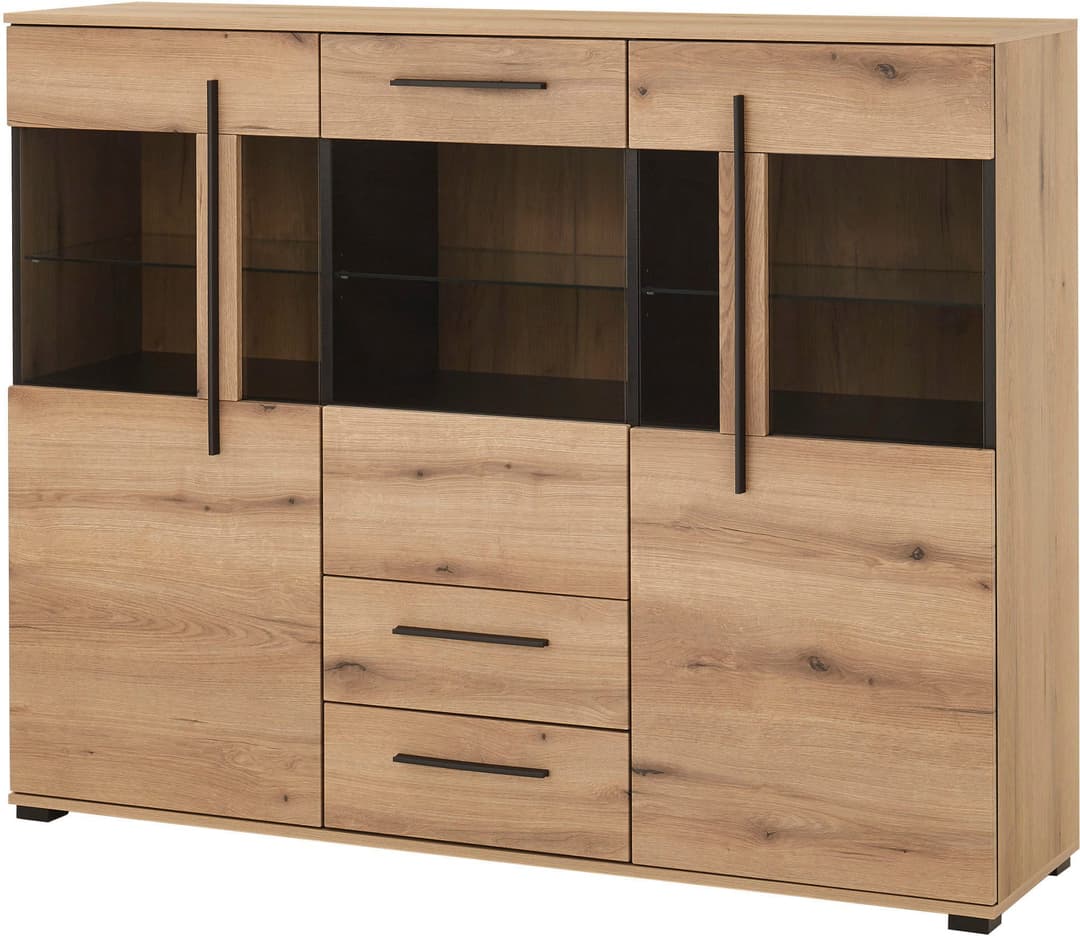 Home affaire Highboard Cantara | Holztöne
