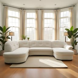 DOMO collection Wohnlandschaft Flores | Beige