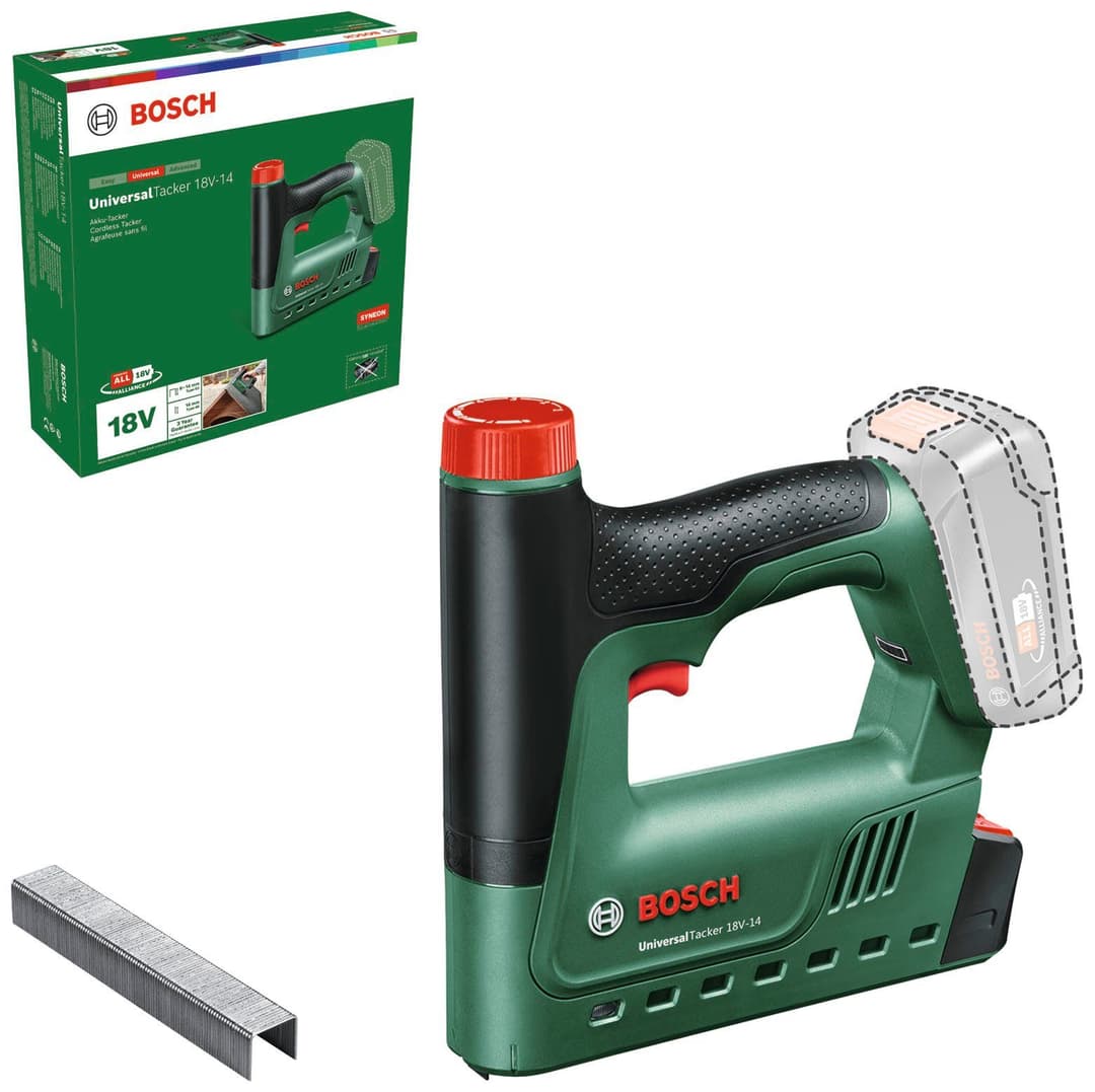 Bosch Home & Garden Akku-Tacker UniversalTacker 18V-14 | Grün