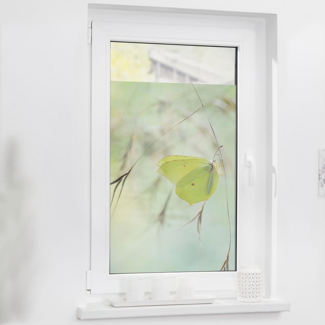 LICHTBLICK ORIGINAL Fensterfolie Schmetterling Grün | Grün