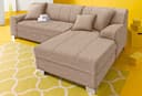 DOMO collection Ecksofa Turah | Beige