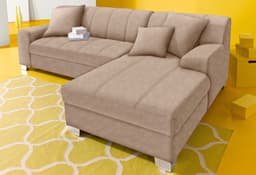 DOMO collection Ecksofa Turah | Beige