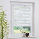Liedeco Klemmfix-DUO-Rollo Blume | Weiß 2