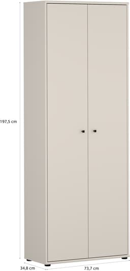 FORTE Schuhschrank Tempra | Holztöne
