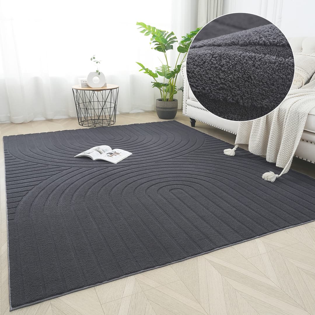OTTO home Teppich Cali Regenbogen | Grau