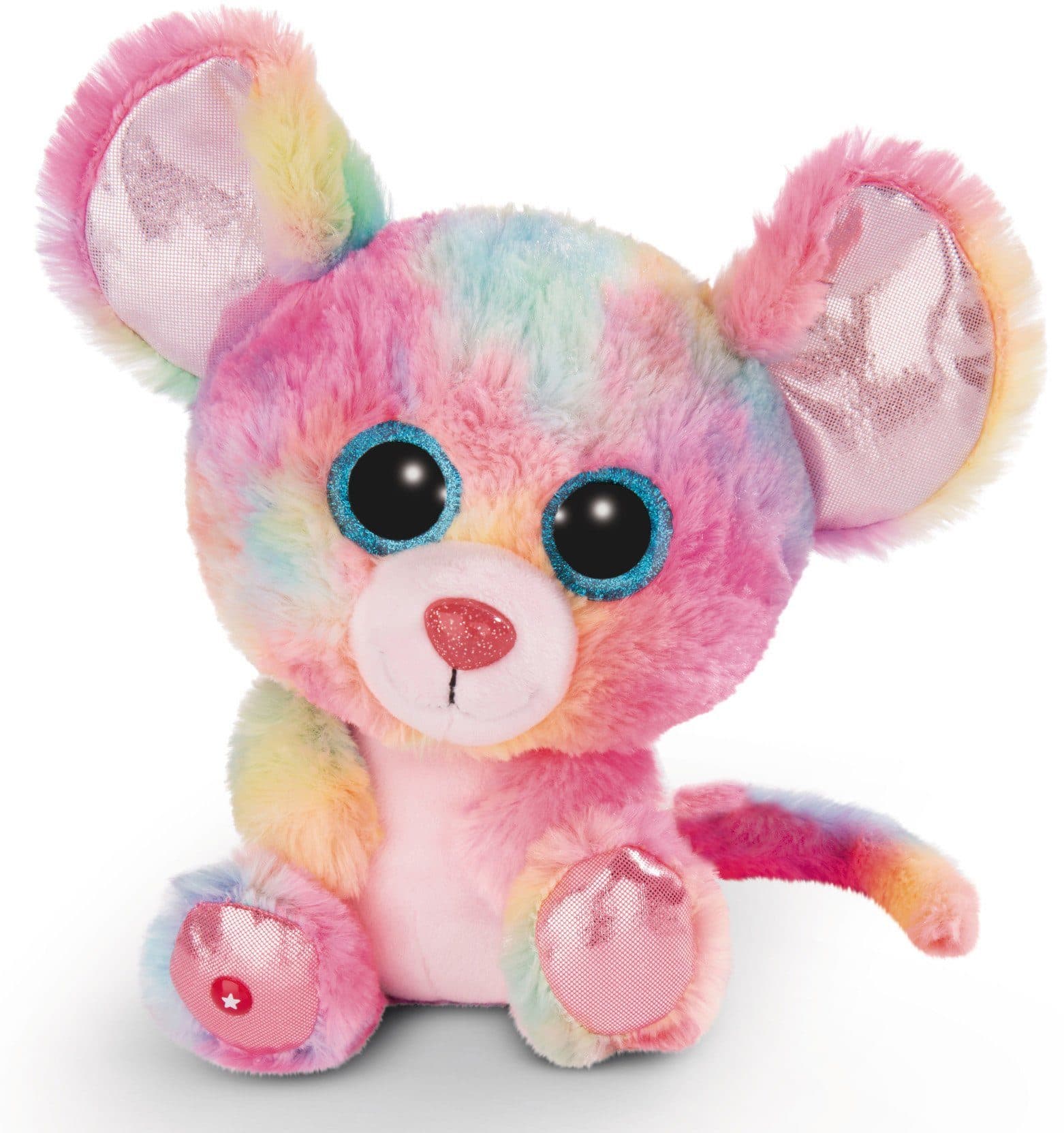 Nici Kuscheltier Glubschis Maus Candypop | Mehrfarbig