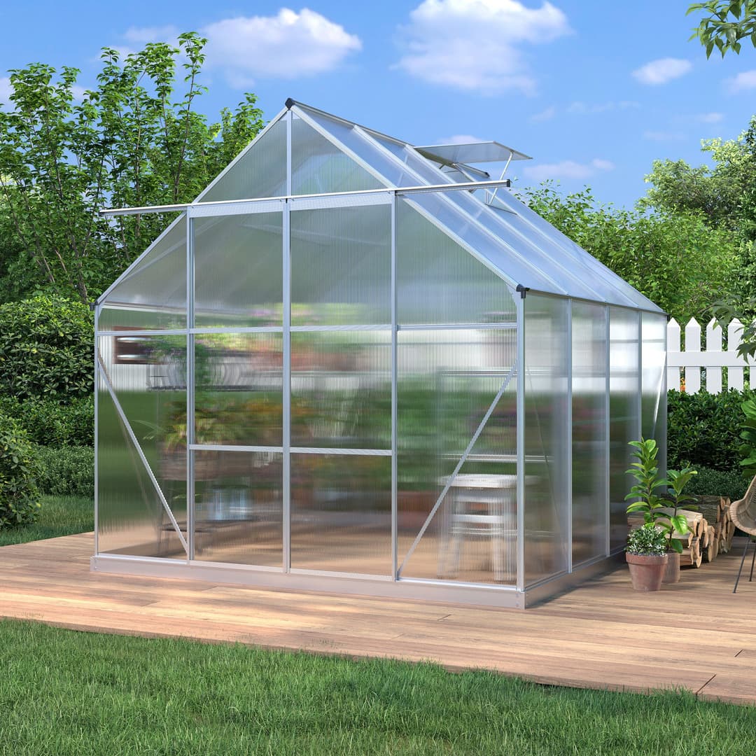 KONIFERA Gewächshaus Valencia | Silber