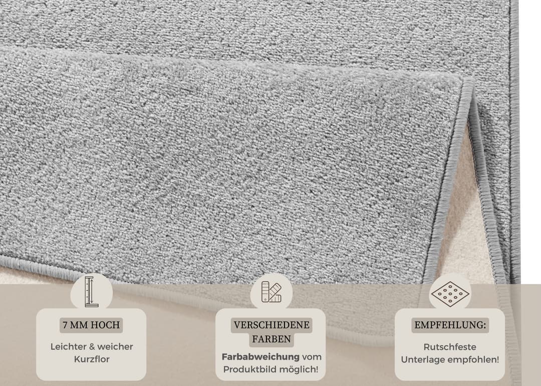 HANSE Home Teppich Fancy | Grau