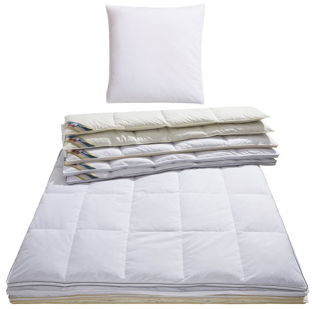 RIBECO Federbettdecke Überraschungspaket | Mehrfarbig
