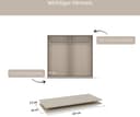 rauch Einlegeboden Zubehör für Rauch-Schwebetürenschränke BLUE | Beige 3