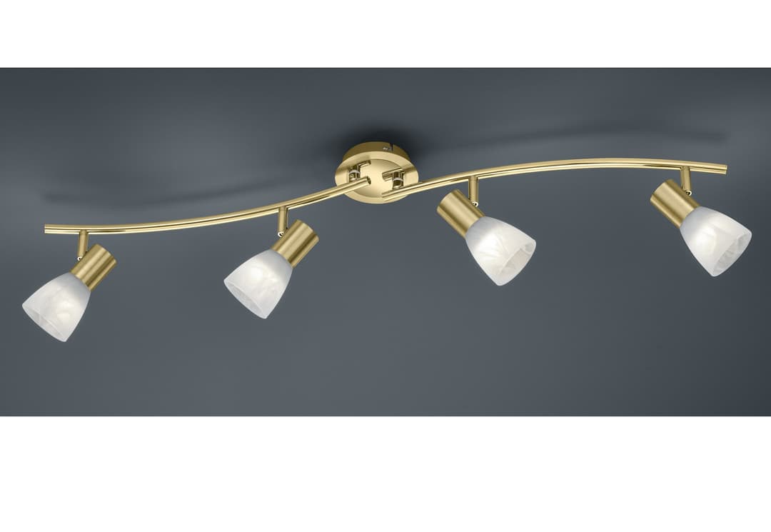 TRIO Leuchten LED Deckenstrahler Levisto | Gold