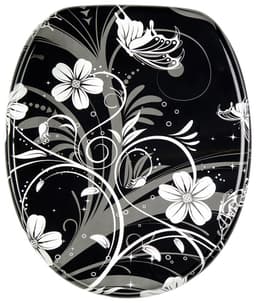 Sanilo WC-Sitz White Flower, mit Absenkautomatik | Mehrfarbig