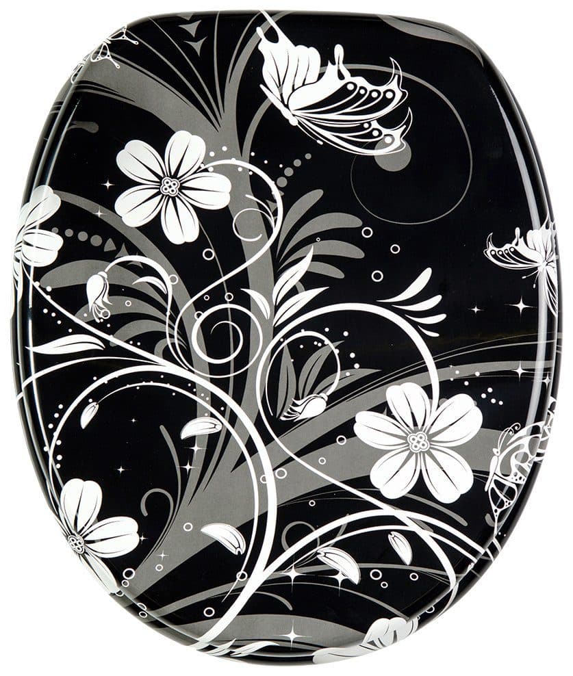 Sanilo WC-Sitz White Flower, mit Absenkautomatik | Mehrfarbig