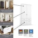 rauch Kleiderschrank BREMEN | Weiß 2