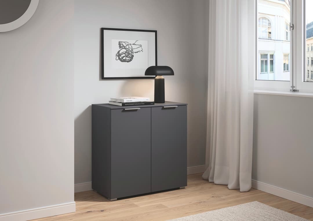 rauch Sideboard Türkommode Kommode Highboard ASTANA | Grau