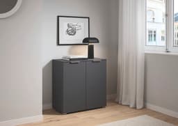 rauch Sideboard Türkommode Kommode Highboard ASTANA | Grau