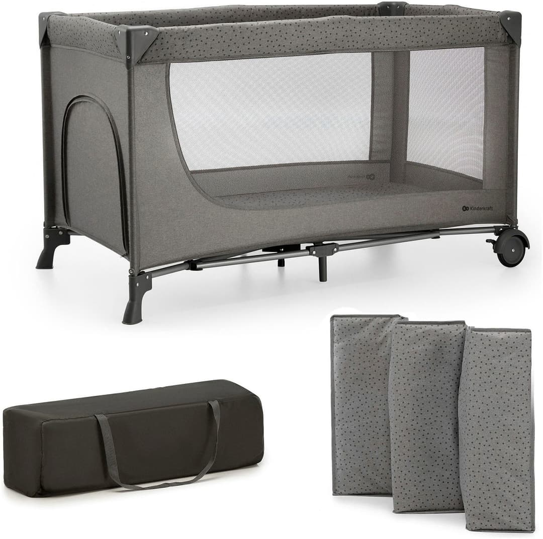 Kinderkraft JOY 2 Reisebett | Grau