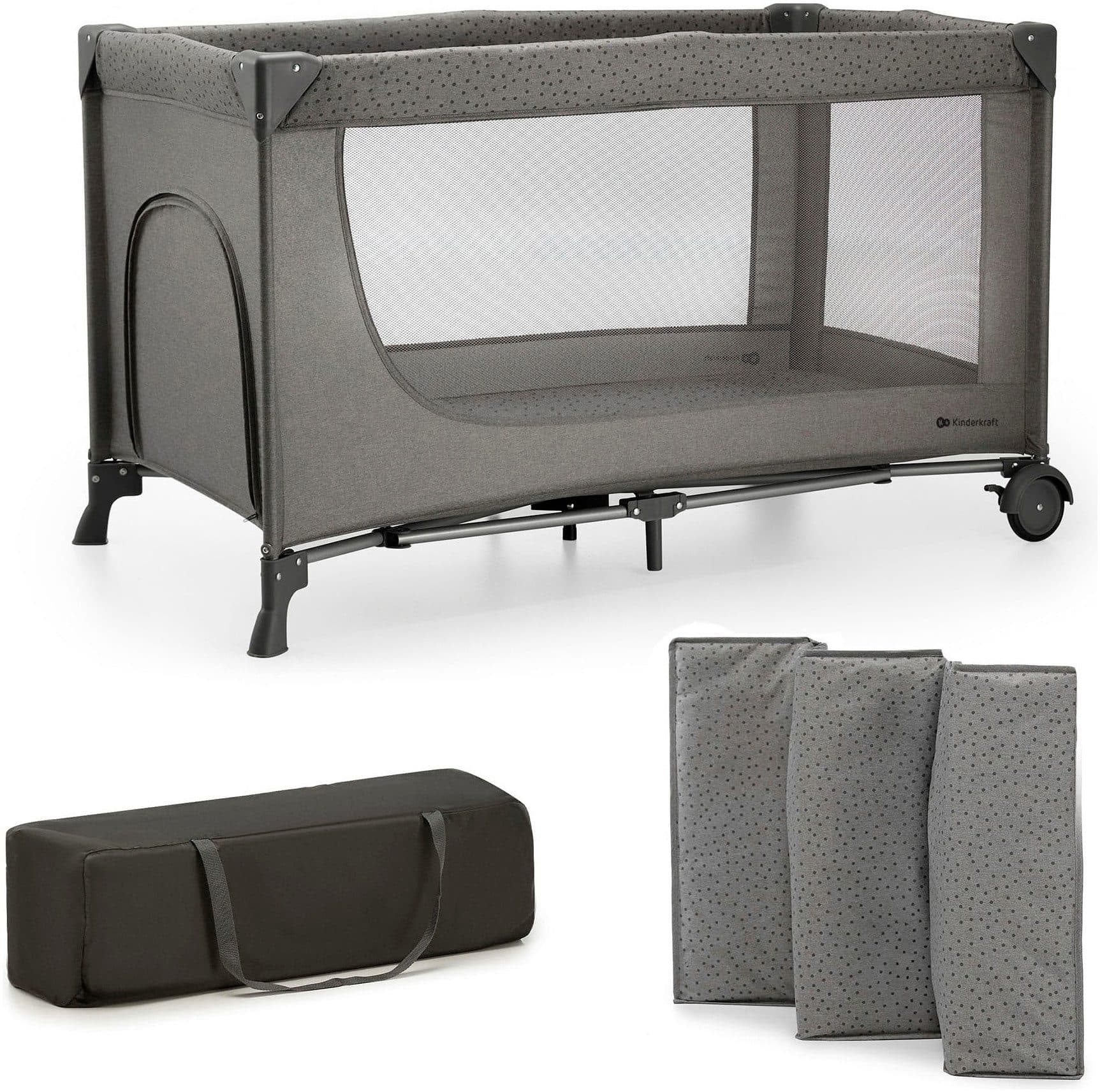 Kinderkraft JOY 2 Reisebett | Grau