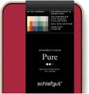 Schlafgut Spannbettlaken PURE Bio-Baumwolle | Rot 4