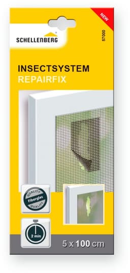 SCHELLENBERG Reparatur-Set Fiberglas-Pflaster | Schwarz