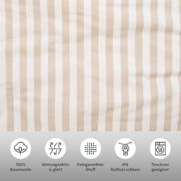 OTTO home Wendebettwäsche Greta | Beige