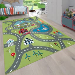 Paco Home Kinderteppich Bino 562 | Grün