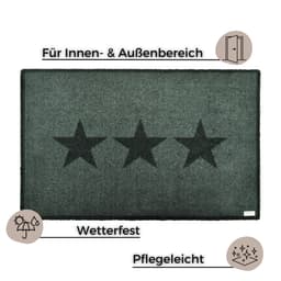 HANSE Home Fußmatte Sterne | Grau