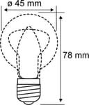 Paulmann LED-Leuchtmittel Tropfen Kopfspiegel | Silber 5