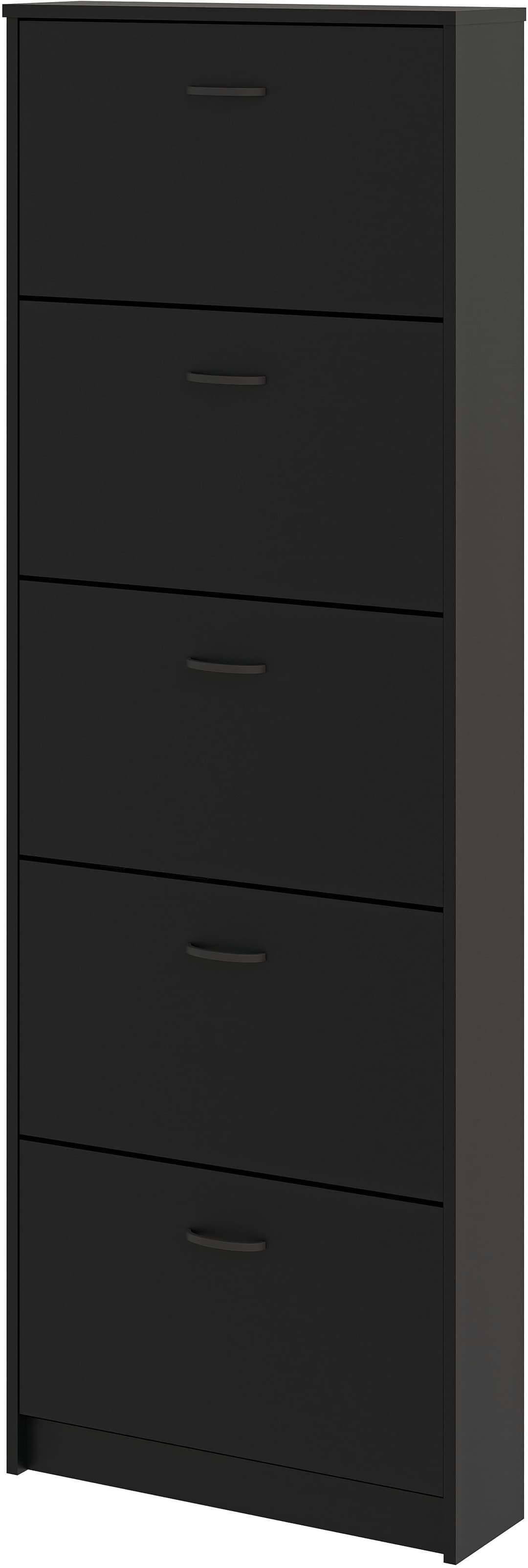 FMD Schuhschrank Step 5 | Schwarz