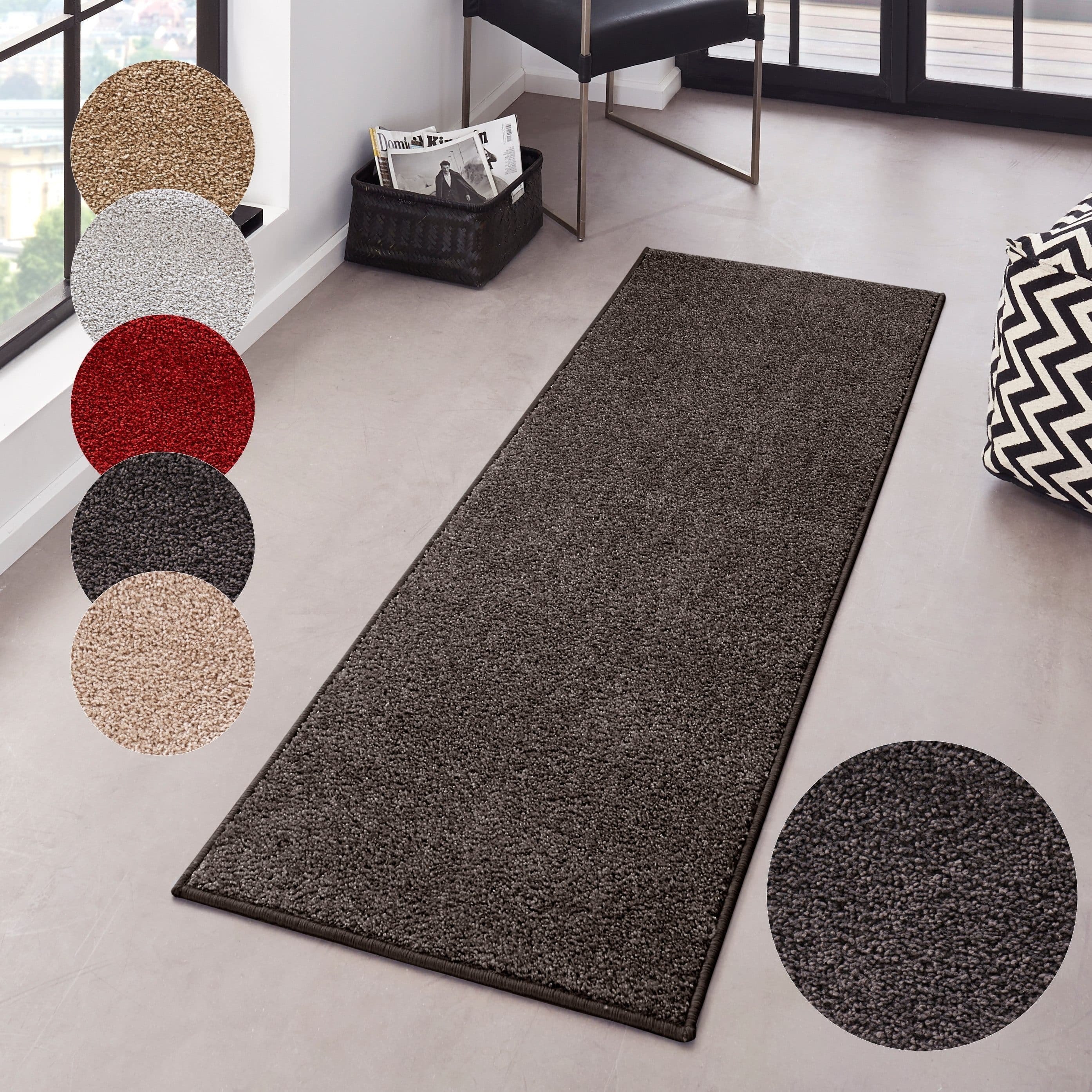 HANSE Home Teppich Pure 100 Kurzflor | Grau