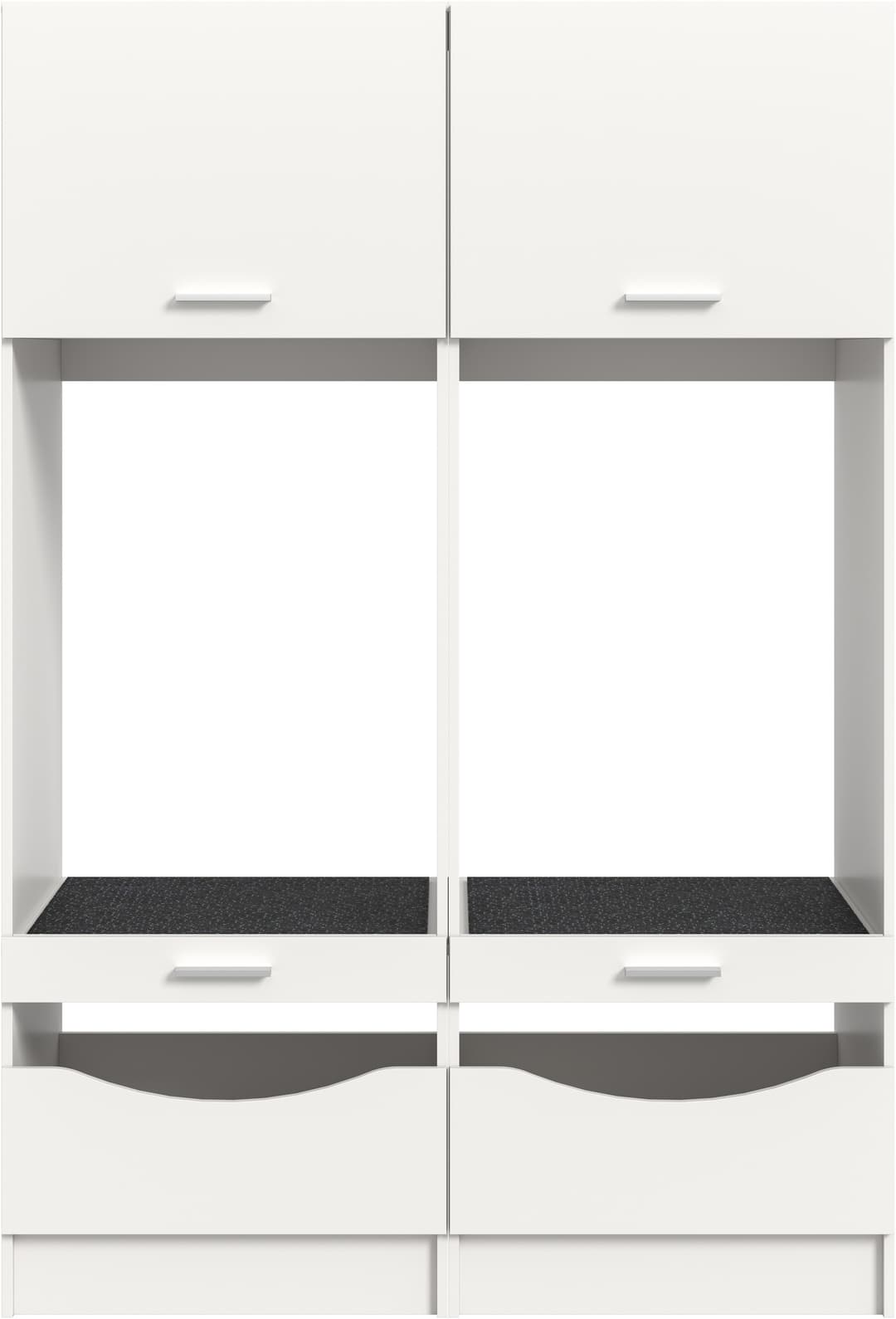 welltime Mehrzweckschrank-Set FALAS | Weiß