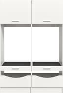 welltime Mehrzweckschrank-Set FALAS | Weiß 2