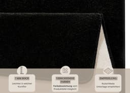 HANSE Home Teppich Fancy | Schwarz