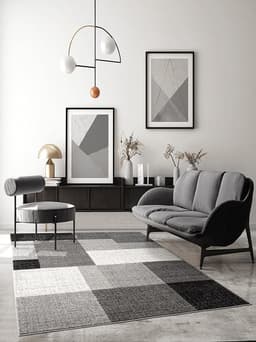 the carpet Teppich Pearl | Grau